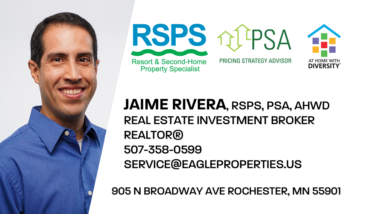 Jaime Rivera, Realtor / 507-358-0599 / Resort and Second Home Property Specialist